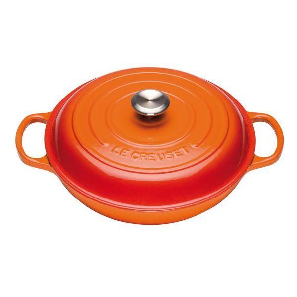 Caçarola Baixa LE CREUSET Gourmet Casserole Shallow 30 cm (Ferro fundido - 30 cm - Vermelho)
