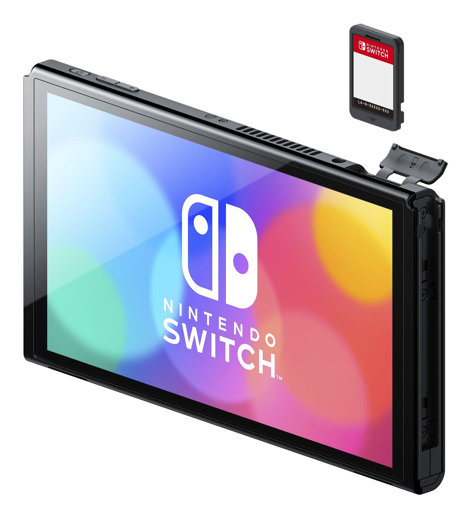 Consola Portátil NINTENDO Switch OLED (NVIDIA - 64 GB - 7" - Azul e Vermelho Neon) — miniatura 3