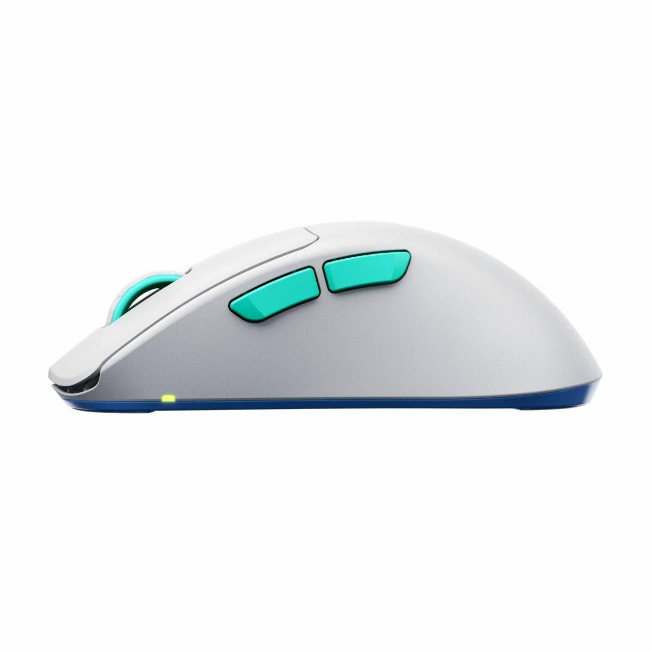 Rato CHERRY XTRFY M64 Wireless (Mão direita - 26000 DPI - Ótico - Branco/Turquesa) — miniatura 3