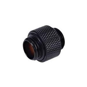 Conector Duplo ALPHACOOL 17215 (G1/4" Macho - Preto)