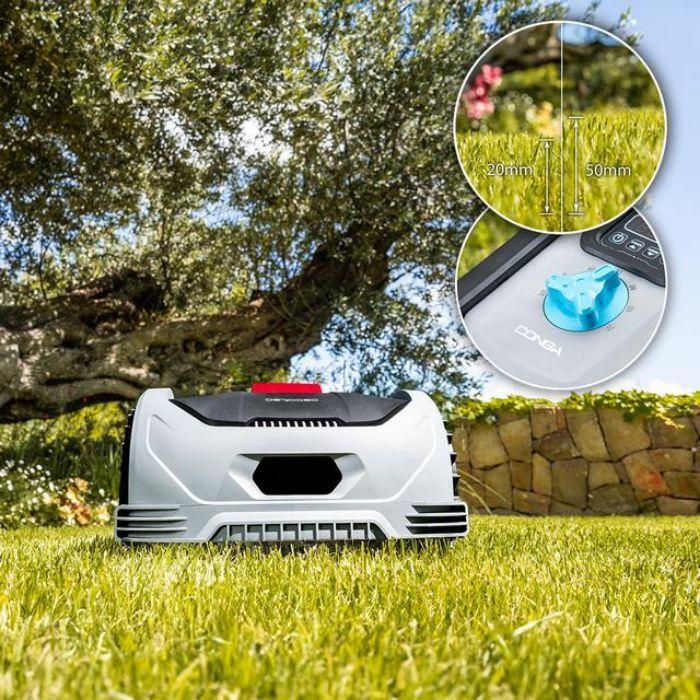 Robô Corta-Relva CECOTEC Conga GrassHopper 500 Connected (500 m² - 20–55 mm - Preto e Cinzento) — miniatura 6