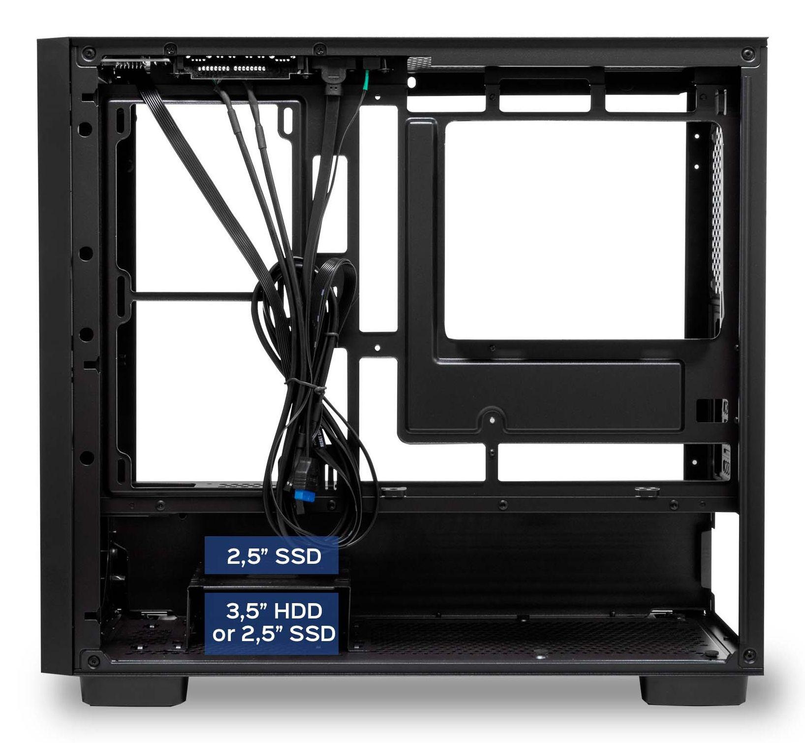 Caixa de Computador UNYKA Revelat Mesh Edge (ITX, Micro ATX - Micro Tower - Micro ATX, ITX - Preto) — miniatura 6