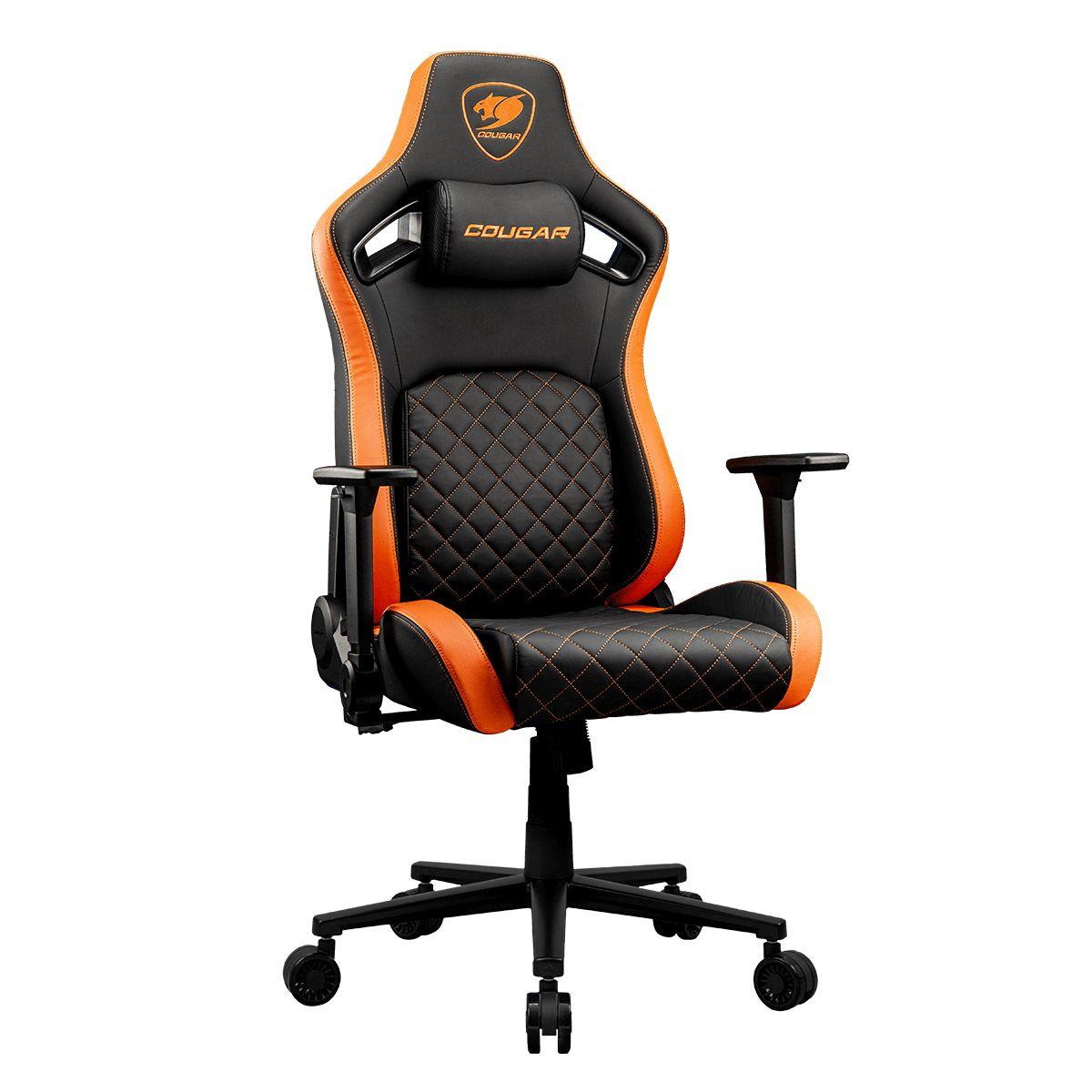 Cadeira Gaming COUGAR Defensor (120 kg - 136,5 cm - 4D - Preto/Laranja), miniatura 2