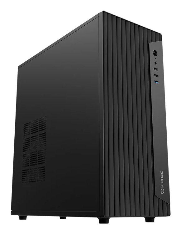 Caixa PC HIDITEC Blok (ATX, ITX, micro ATX - Midi Tower - ATX, ITX, Micro-ATX - Preto)