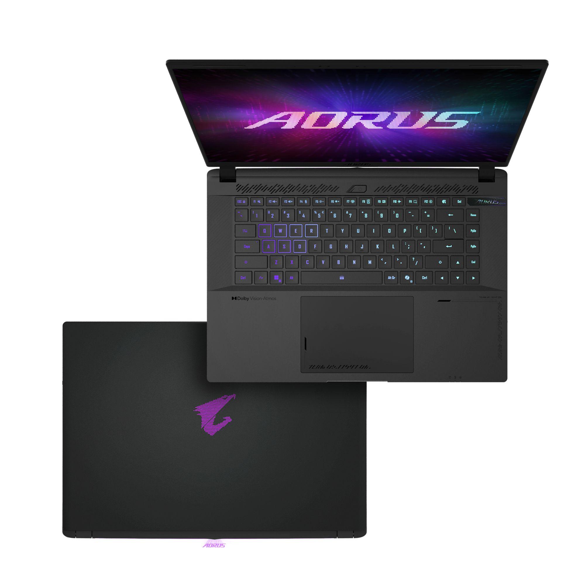 Computador Portátil Gaming GIGABYTE AORUS MASTER 16 6YJM5DEE65SP (Ryzen 9 9955HX3D - RTX 5080 - 32GB - 2TB SSD - OLED 16" 240Hz - Layout DE - Preto) — miniatura 3