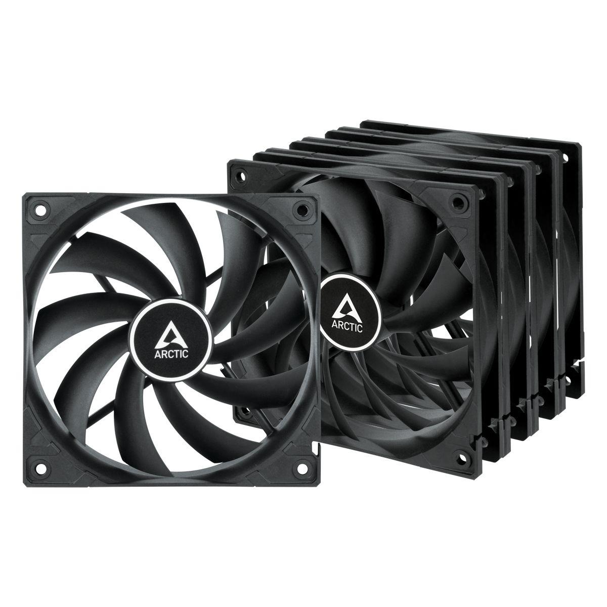 Ventoinha para Caixa PC ARCTIC F12 (Não suportado - Preto)