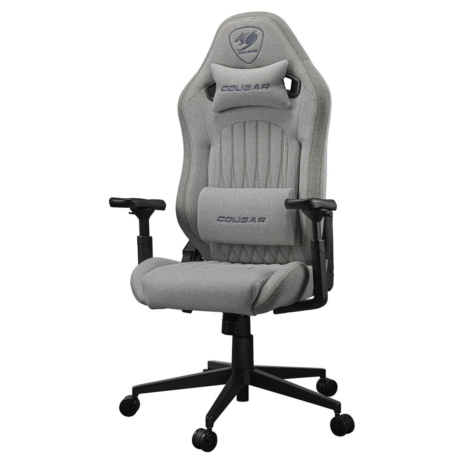 Cadeira Gaming COUGAR Explore Royal Ash F CGR-EPF-ROA (120 kg - 135 cm - 90–155° - Cinzento/Preto)