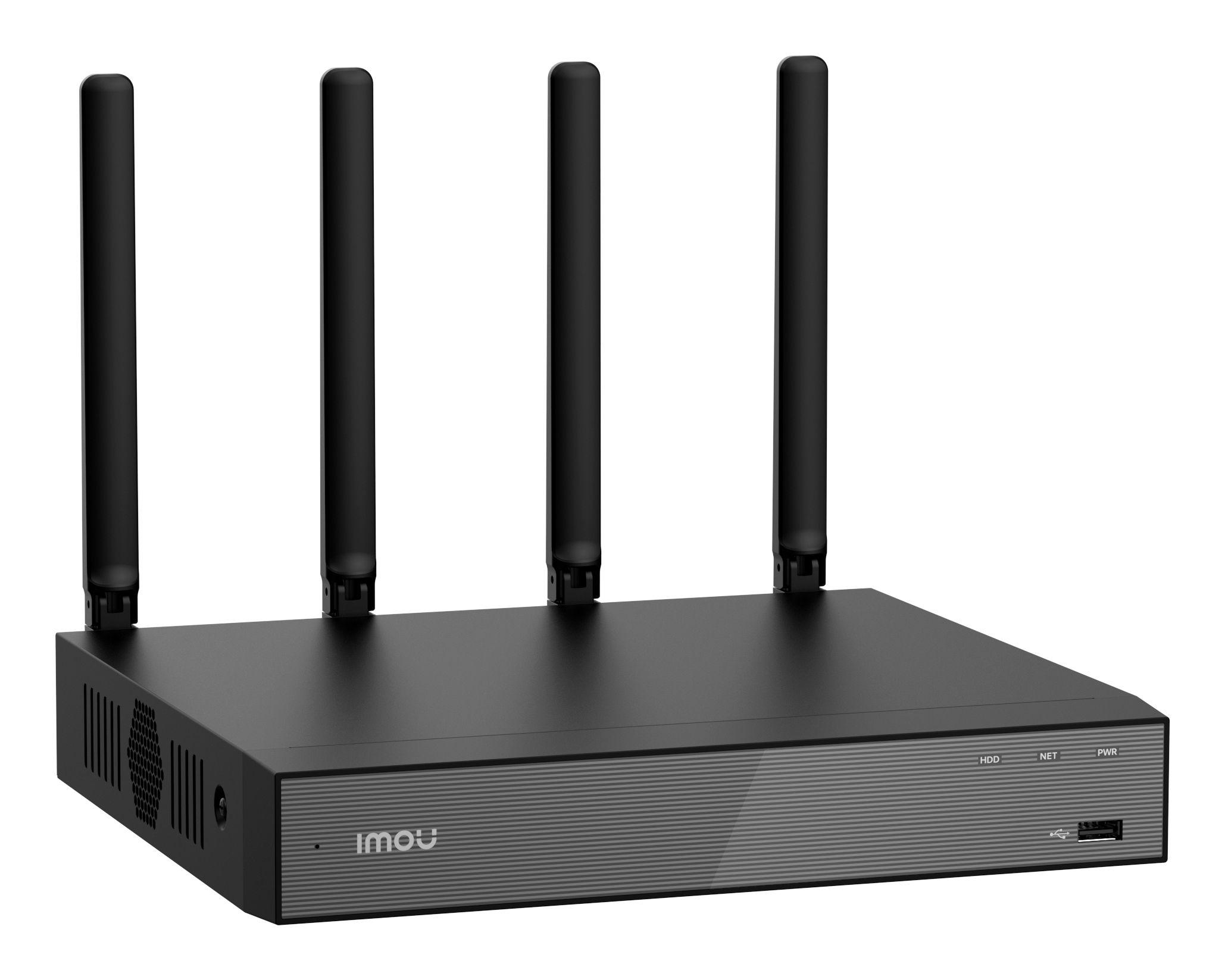 Gravador NVR IMOU N110W (2592 x 1944 pixels - H.264, H.265 - 10,100 Mbit/s - Preto)