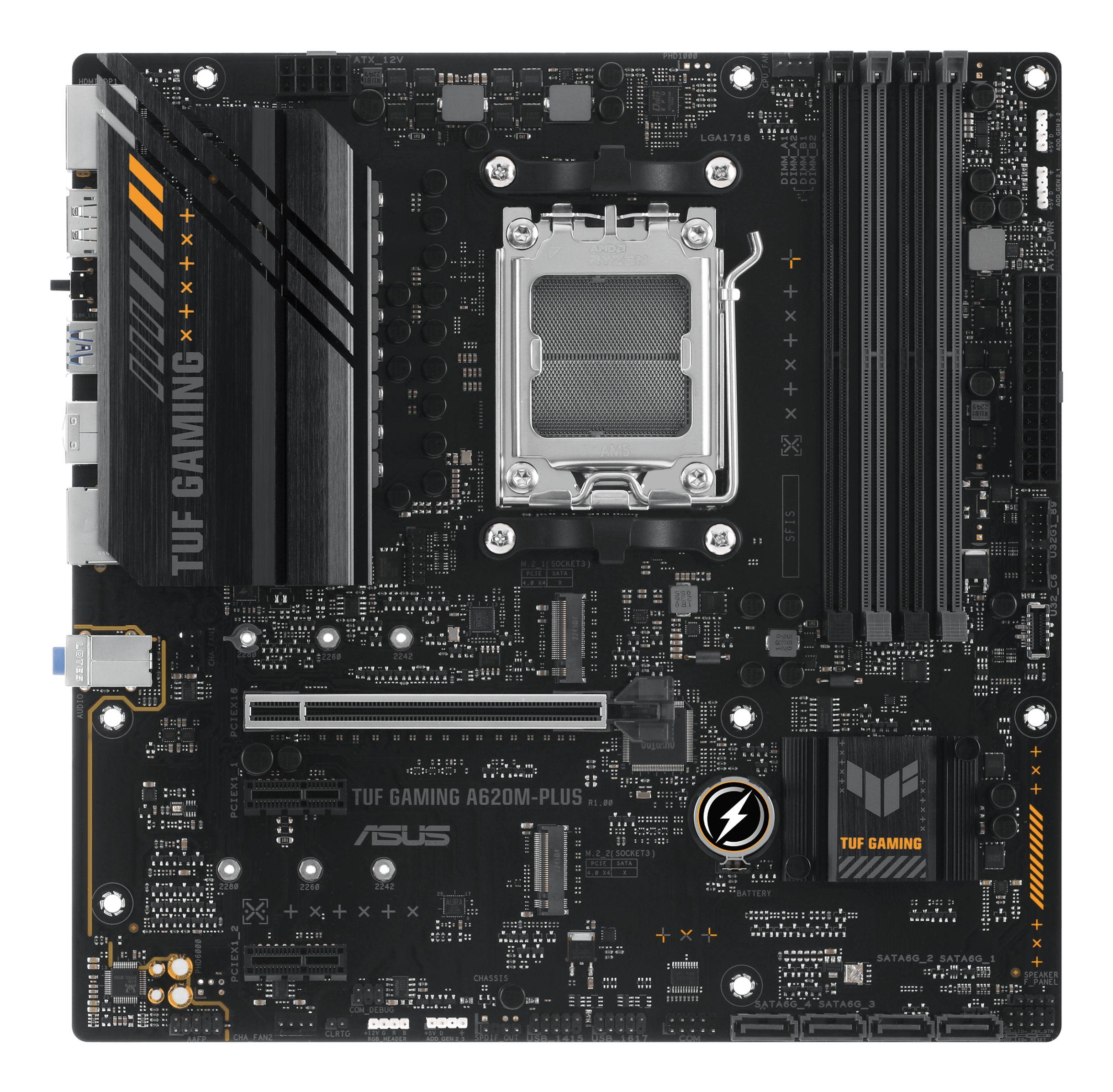 Motherboard ASUS TUF GAMING A620M-PLUS (AM5 - AMD Ryzen 7000 Series - micro ATX) — miniatura 3