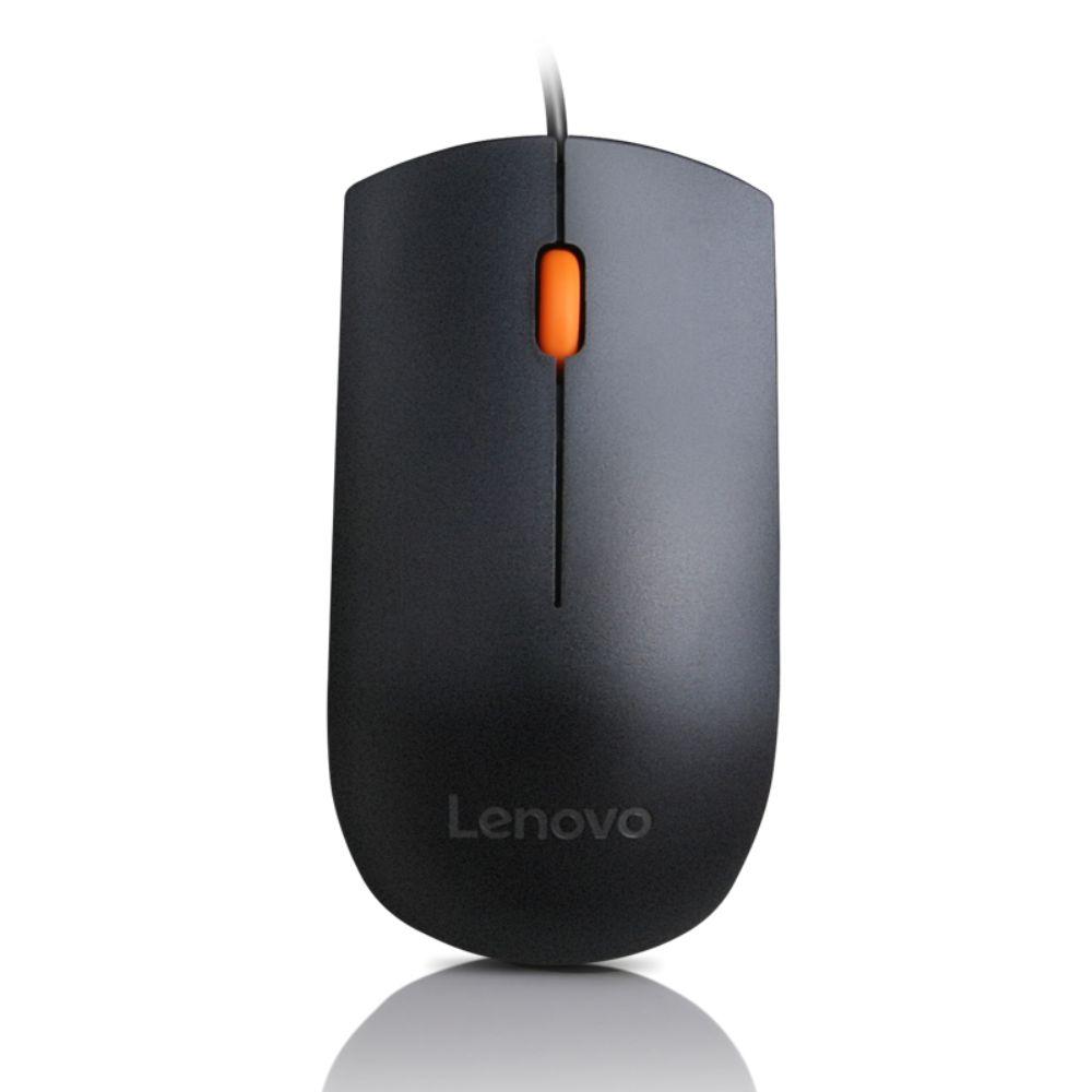 Rato LENOVO 300 Compact (Ambidestro - 1600 DPI - Ótico - Preto)