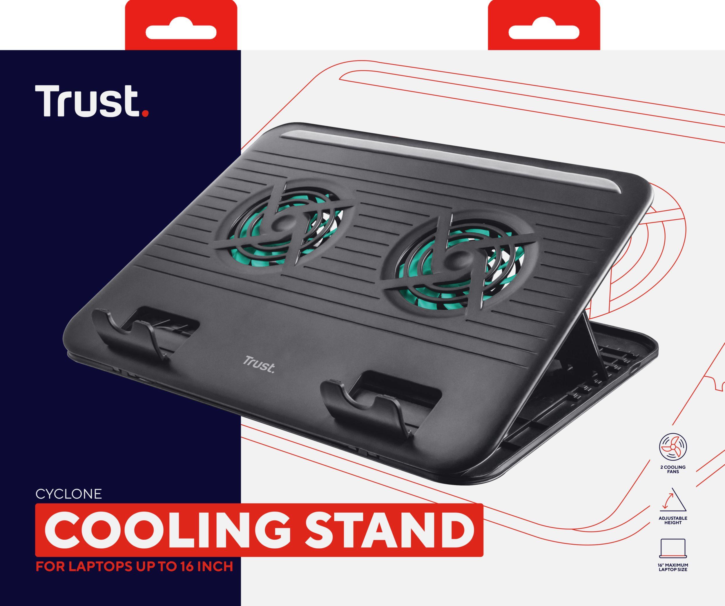 Base de Refrigeração TRUST Cyclone 17866 (15,6" - Preto) — miniatura 7