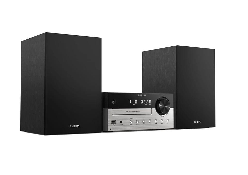Sistema Micro PHILIPS TAM4205M2/12 (80 W - Preto e Prateado), miniatura 2