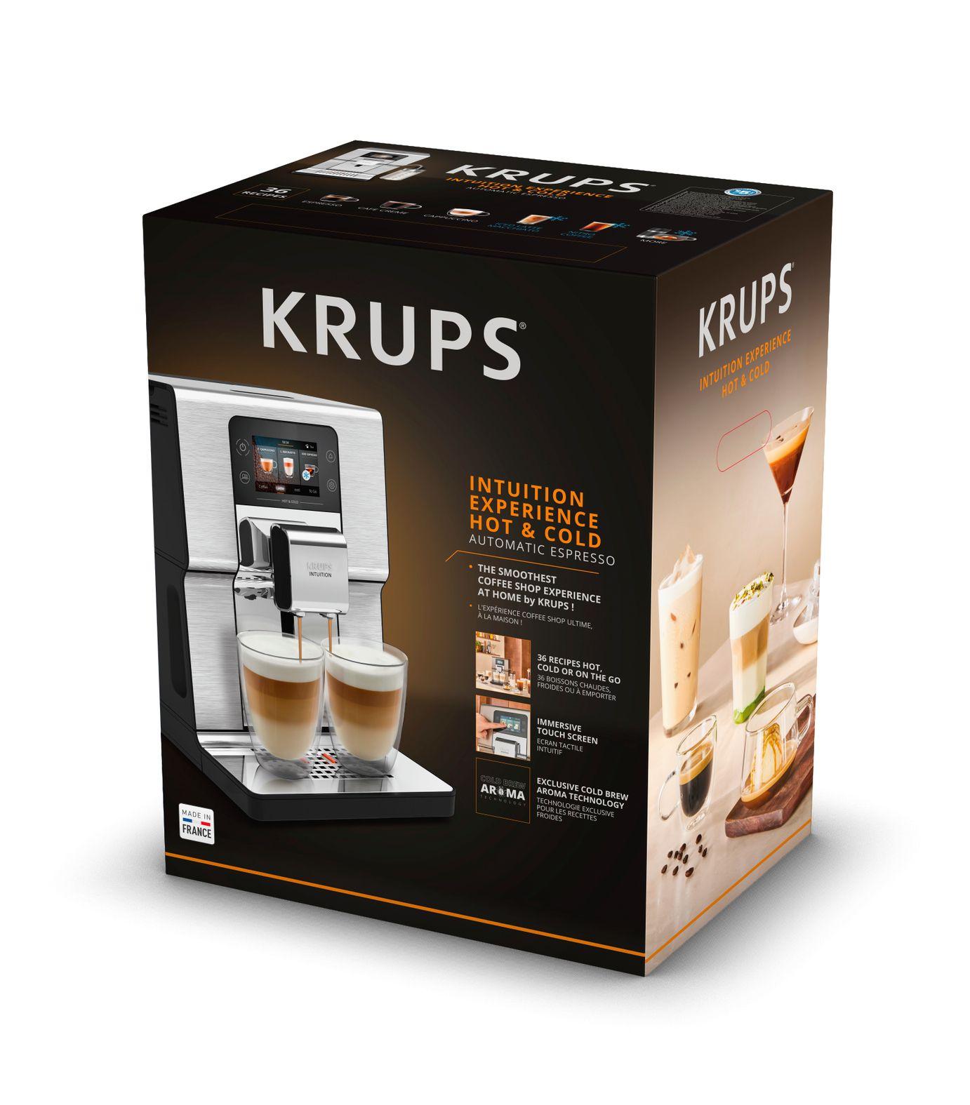 Máquina de Café Expresso Automática KRUPS EA879E (Grãos de café - 1550 W - 15 bar - Prateado/Preto), miniatura 2