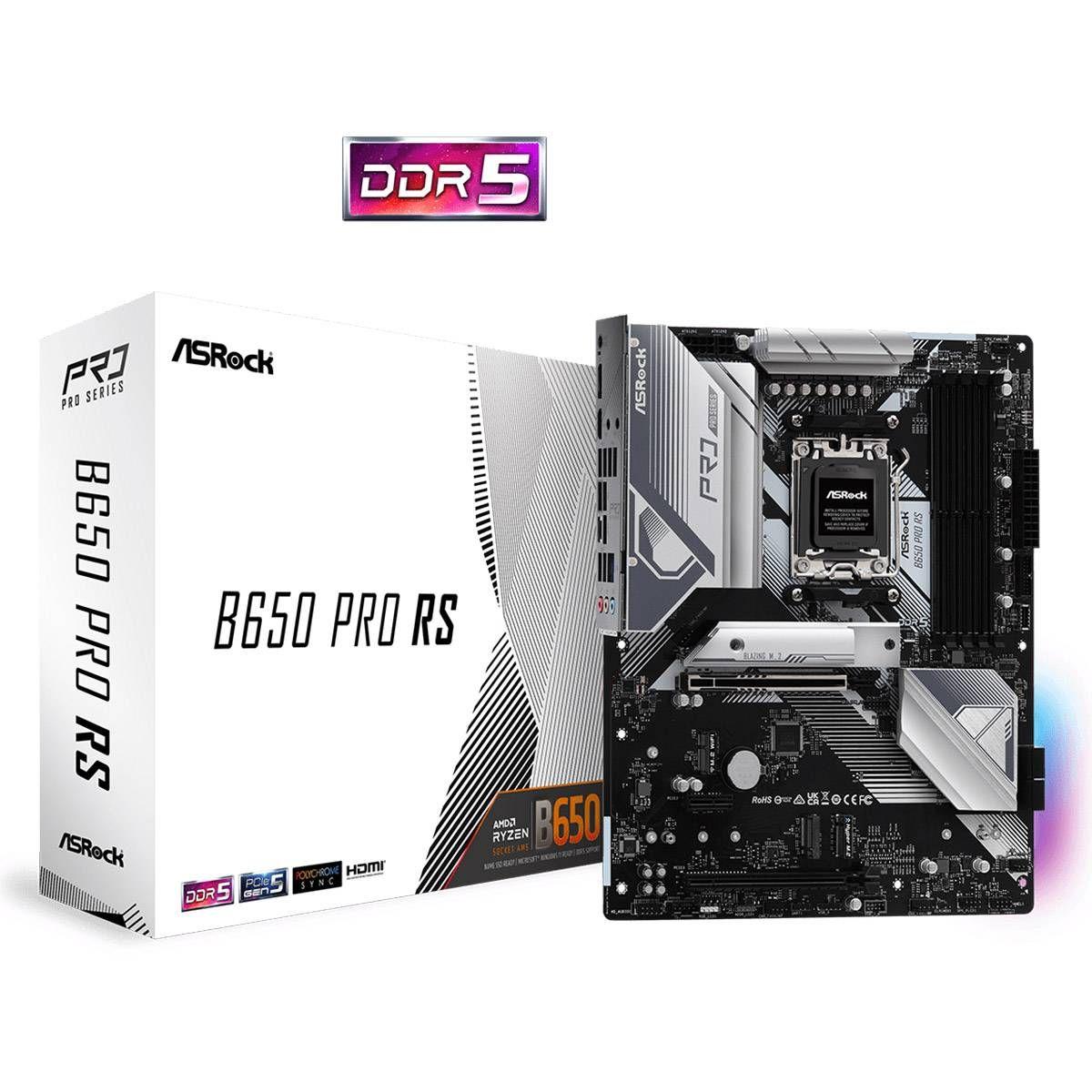 Motherboard ASROCK B650 Pro RS (AM5 - ATX - Duplo canal - Preto), miniatura 2