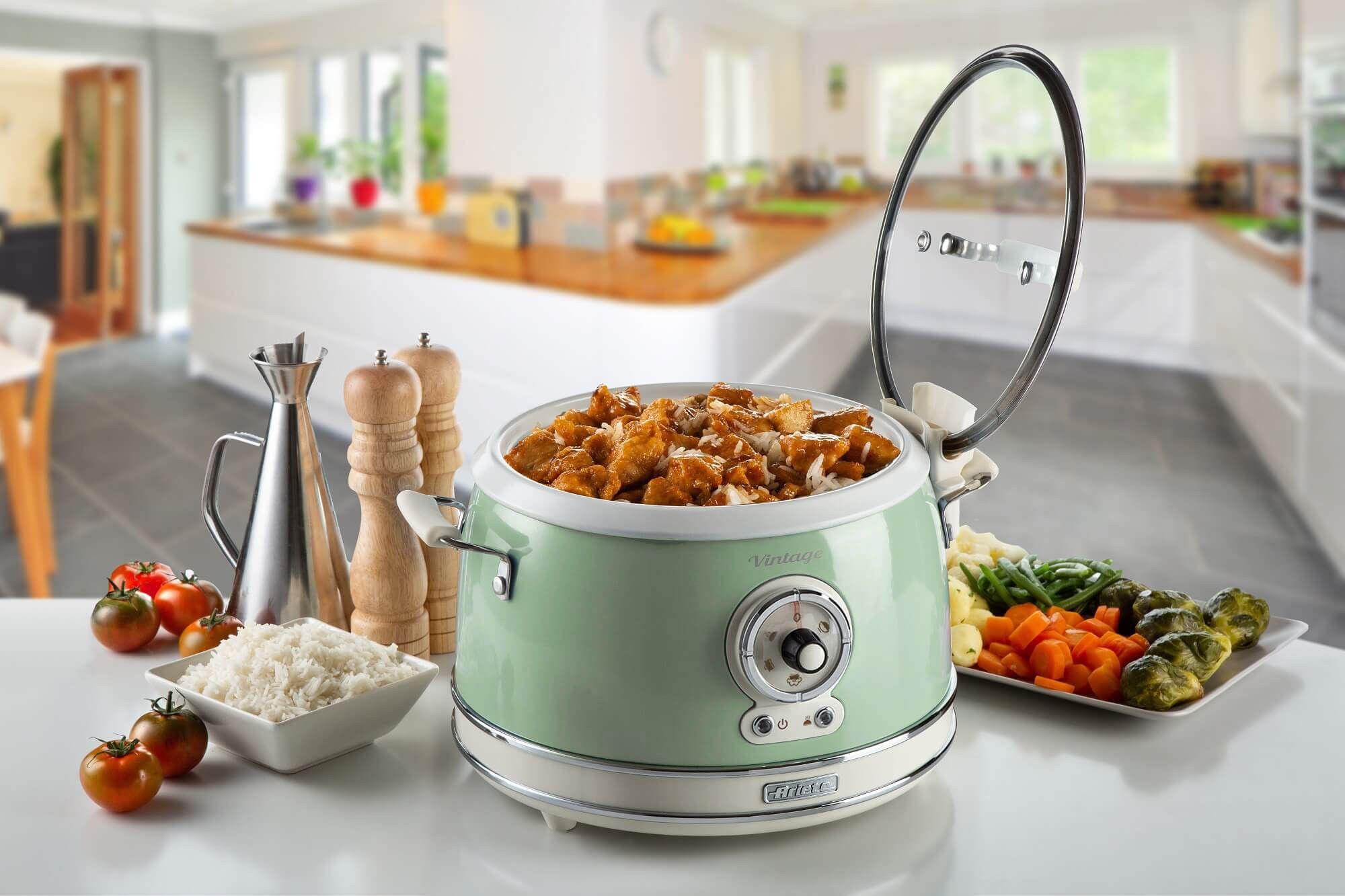 Panela de Arroz ARIETE Vintage 2904/04 (Altura 27,5 cm - Verde), miniatura 5