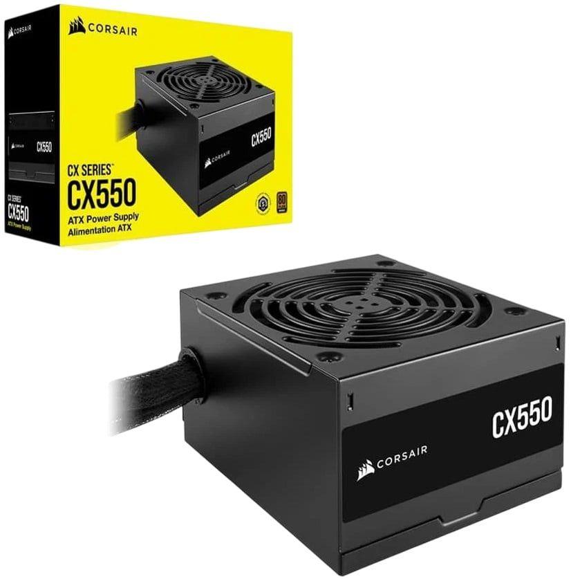 Fonte de Alimentação CORSAIR CX550 (ATX - 550 W - 80 PLUS Bronze - Preto), miniatura 3