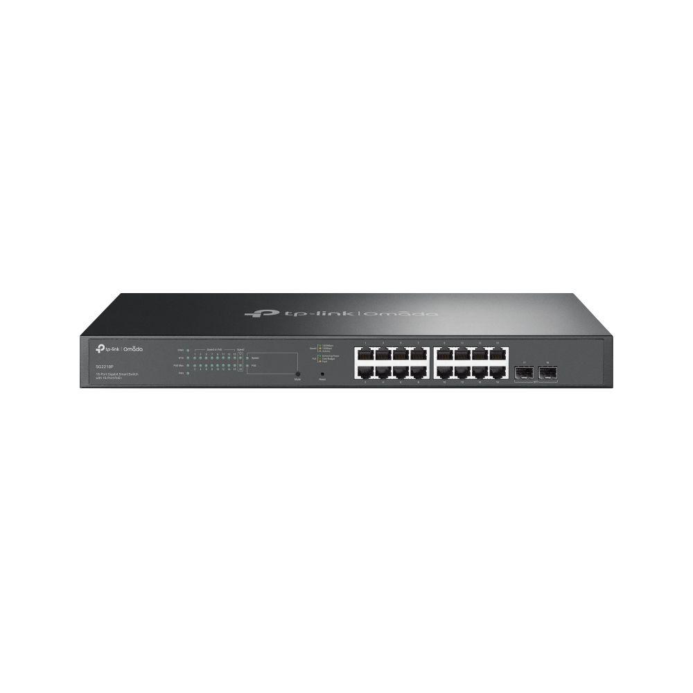 Switch Gerido TP-LINK Omada TL-SG2218P (Gigabit Ethernet - 10, 100, 1000 Mbit/s - 4,1 MB - Preto)