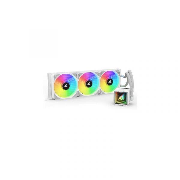 Sistema de Refrigeração Líquida para CPU SHARKOON S100 ARGB (ARGB - Branco)