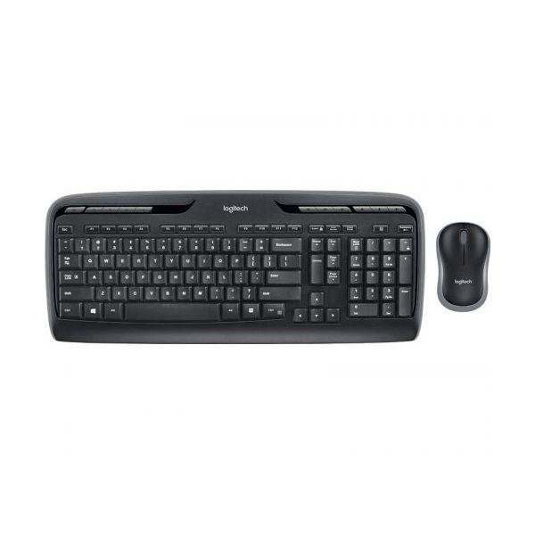Teclado e Rato LOGITECH MK330 (Alemão - Tamanho completo - USB - Preto), miniatura 2