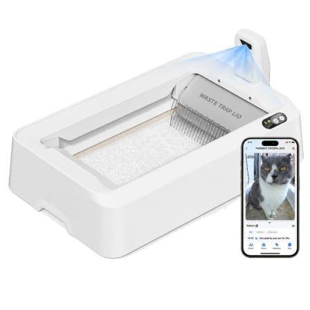 Caixa de Areia PETKIT Purobot Crystal Duo (Branco)