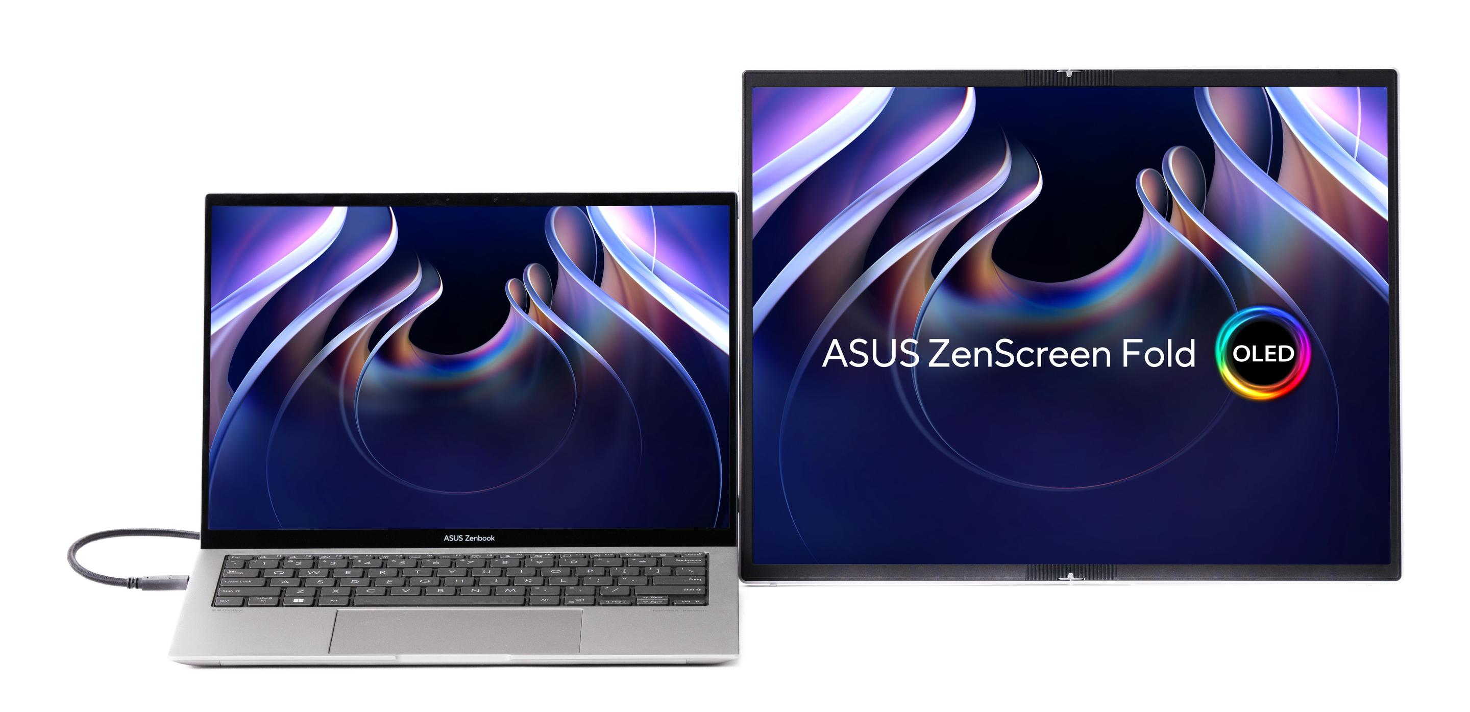 Monitor ASUS ZenScreen Fold OLED MQ17QH (17,3" - OLED - 60 Hz - Prateado) — miniatura 4