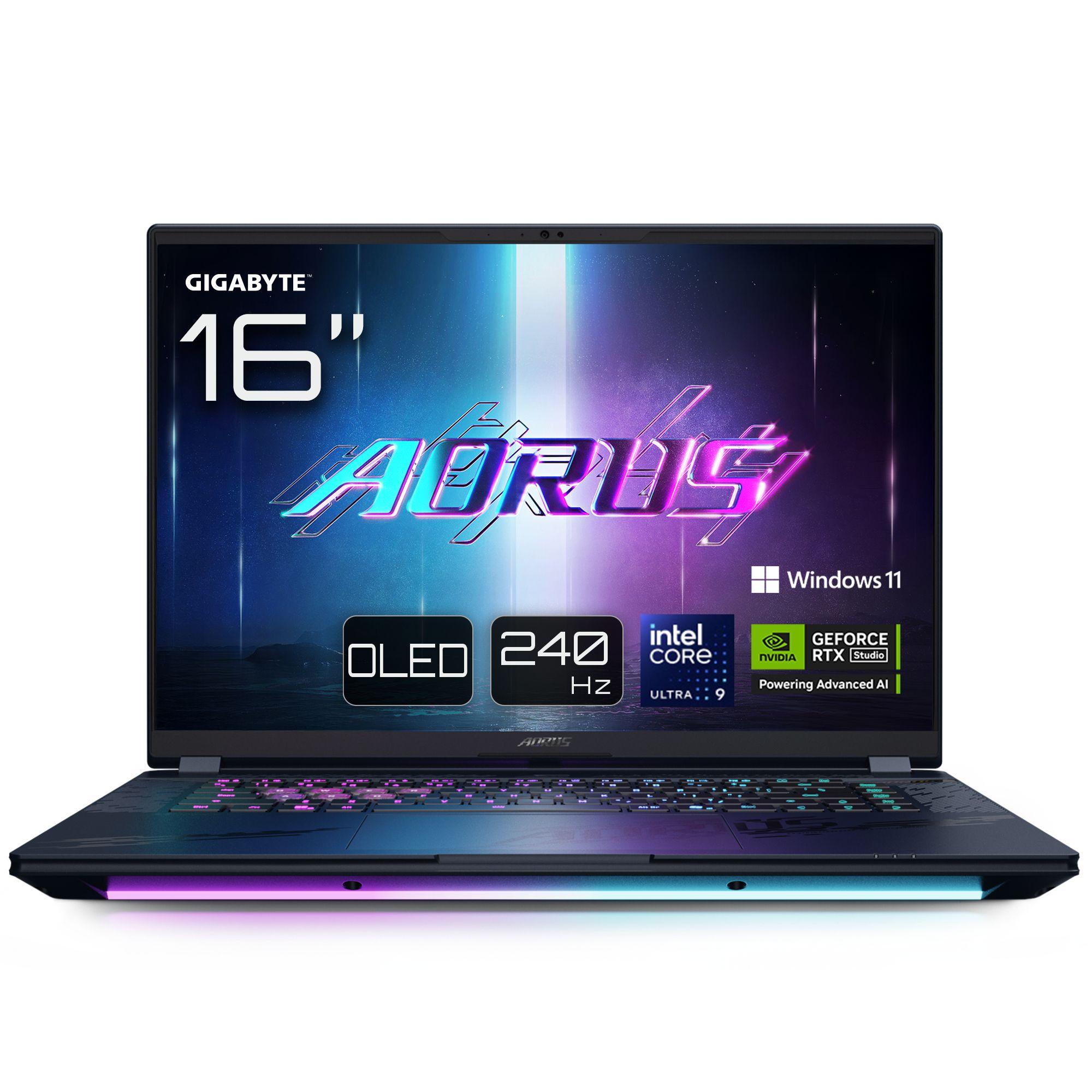 Computador Portátil Gaming GIGABYTE AORUS MASTER 16 BZHC6DEE65SP (Windows 11 Pro - Intel Core Ultra Série 2 - Preto)