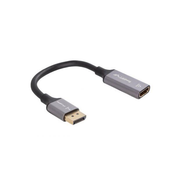 Adaptador DisplayPort para HDMI LANBERG AD-DP-HD-04 (0,2 m - Prateado/Preto), miniatura 2