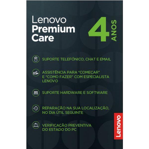Extensão de Garantia LENOVO Premium Care 4 Anos (Atualização de 2 para 4 Anos)