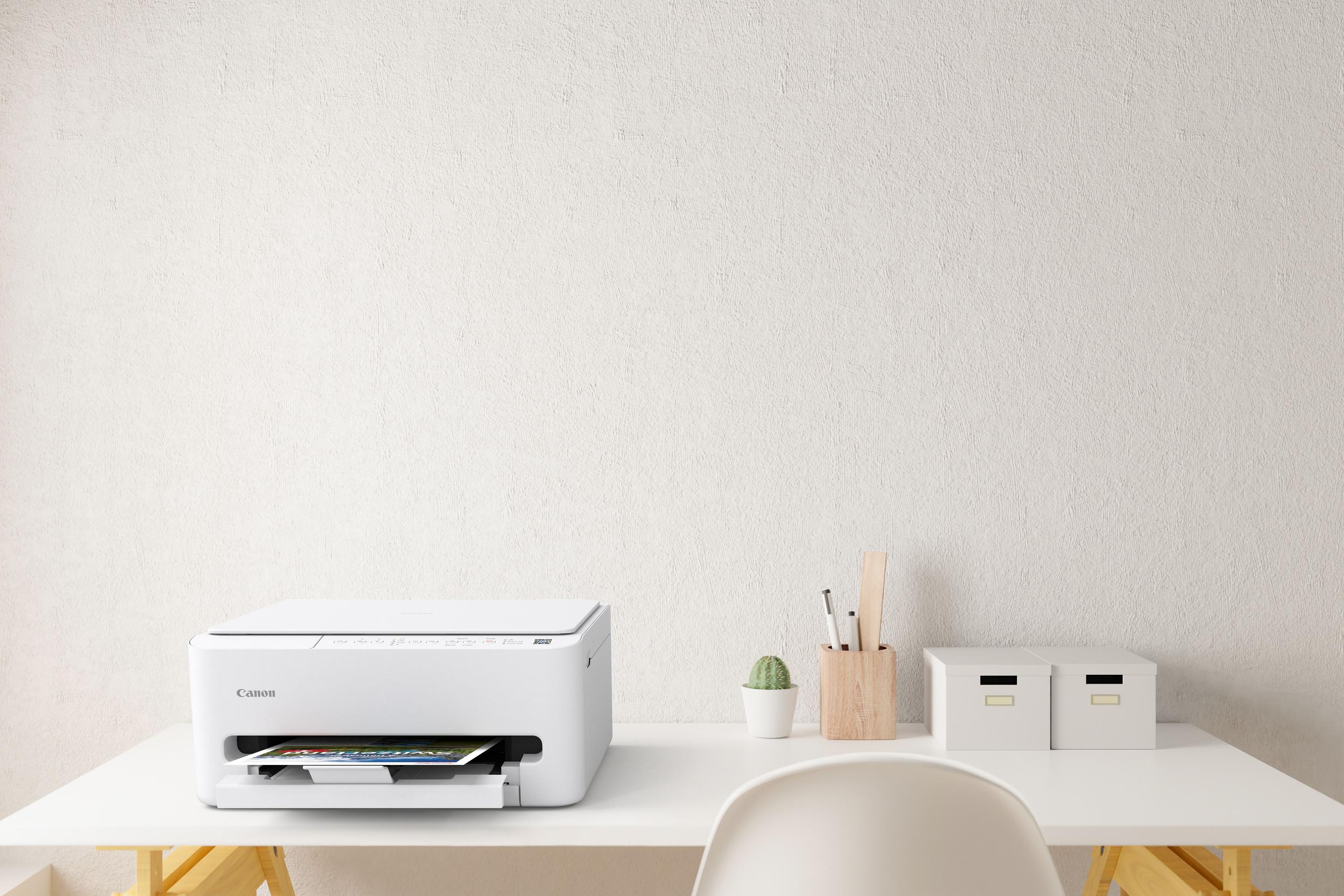 Impressora Multifuncional CANON PIXMA TS4150i (A4 - Impressão a cores - 100 folhas - Branco) — miniatura 5