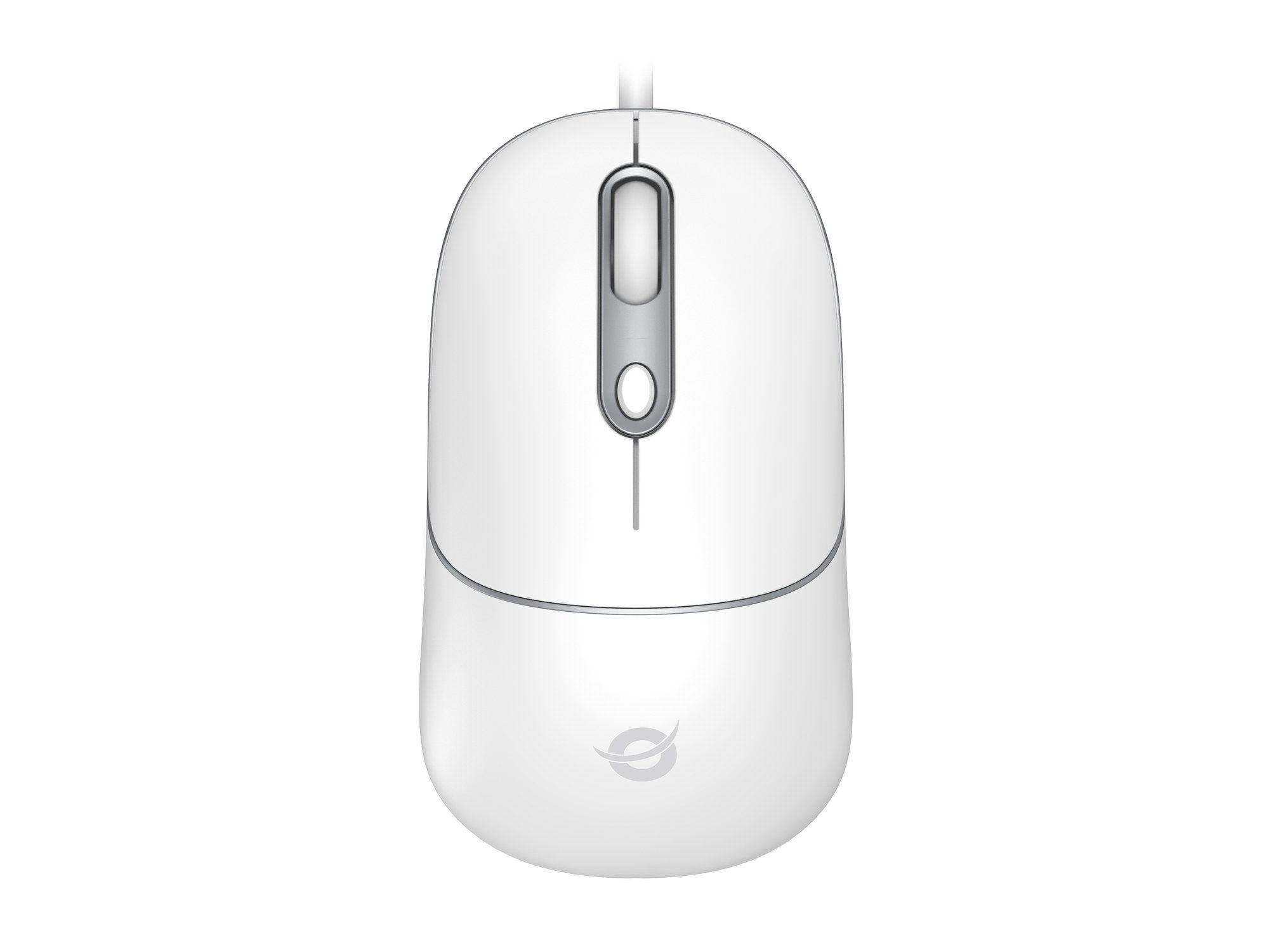 Rato CONCEPTRONIC REGAS02W (Ambidestro - 2400 DPI - Ótica - Branco) — miniatura 4
