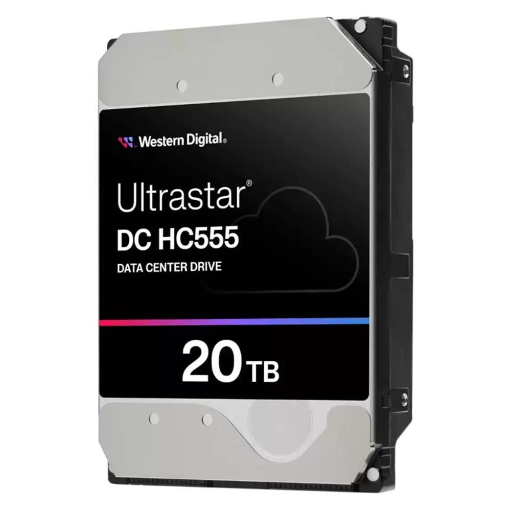 Disco Rígido Interno WESTERN DIGITAL Ultrastar DC HC555 (20 TB - 3,5 polegadas - Serial ATA III - Transparente)