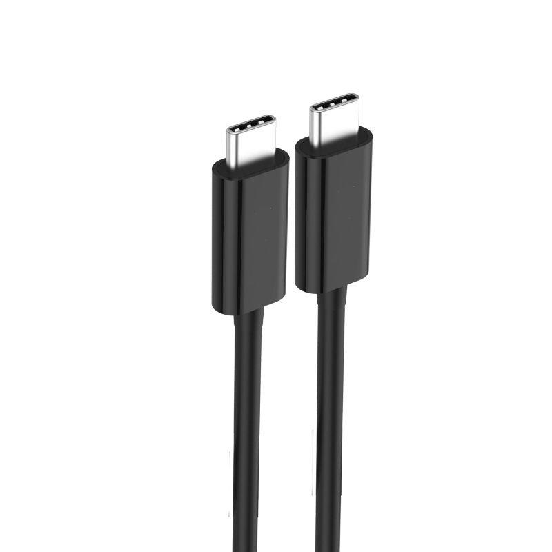 Cabo USB-C para USB-C EWENT EC1035 (1 m - USB C - Preto)