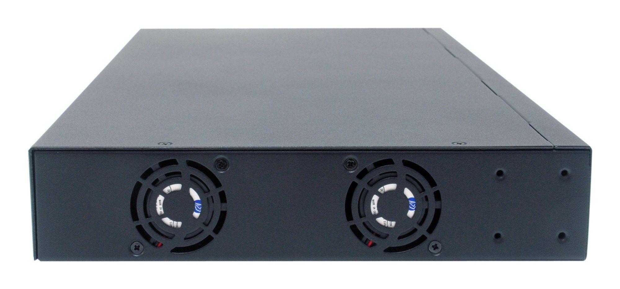 Switch Gerido LEVEL ONE XEL-1291 (10G Ethernet - 240 Gbit/s - L3 - Preto) — miniatura 4