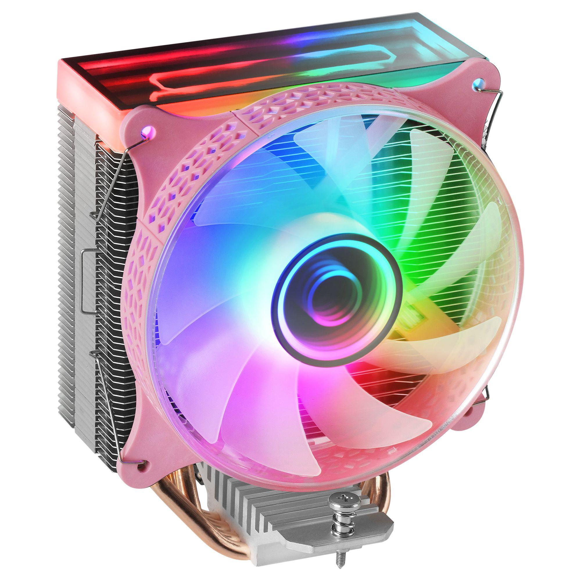 Dissipador de CPU MARS GAMING MCPU-VR (Cobre - ARGB - 4,8 W - Rosa)