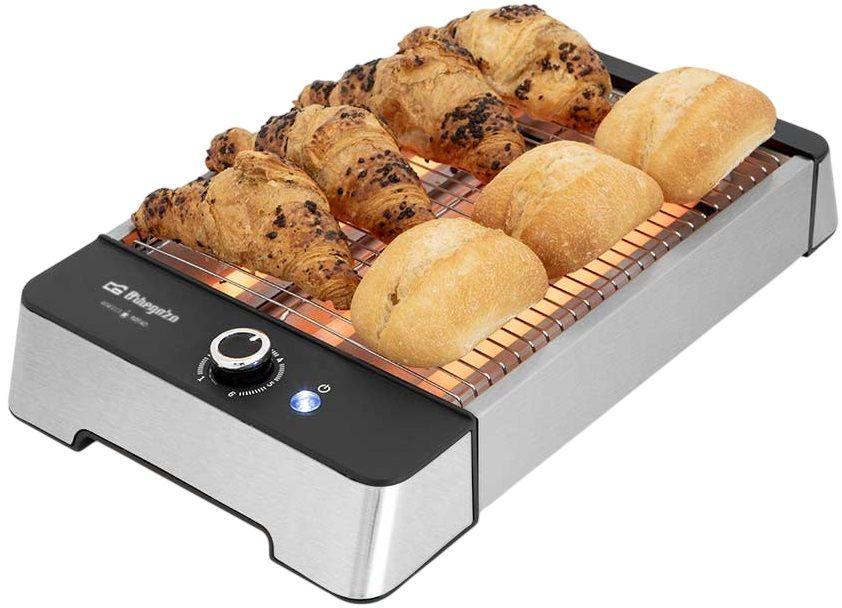 Torradeira Horizontal ORBEGOZO TO 2030 (600 W - Inox), miniatura 2