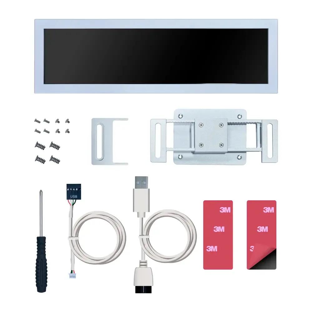 Ecrã Portátil LIAN LI SM088W (8,8" IPS - 1920 x 480 - 60 Hz - Branco), miniatura 4