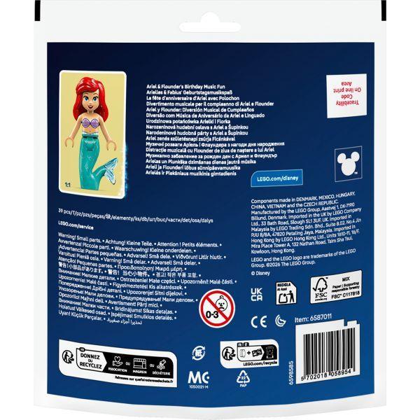 LEGO 30720 Disney Ariel & Flounder's Birthday Music Fun (5+ anos - 39 peças), miniatura 3