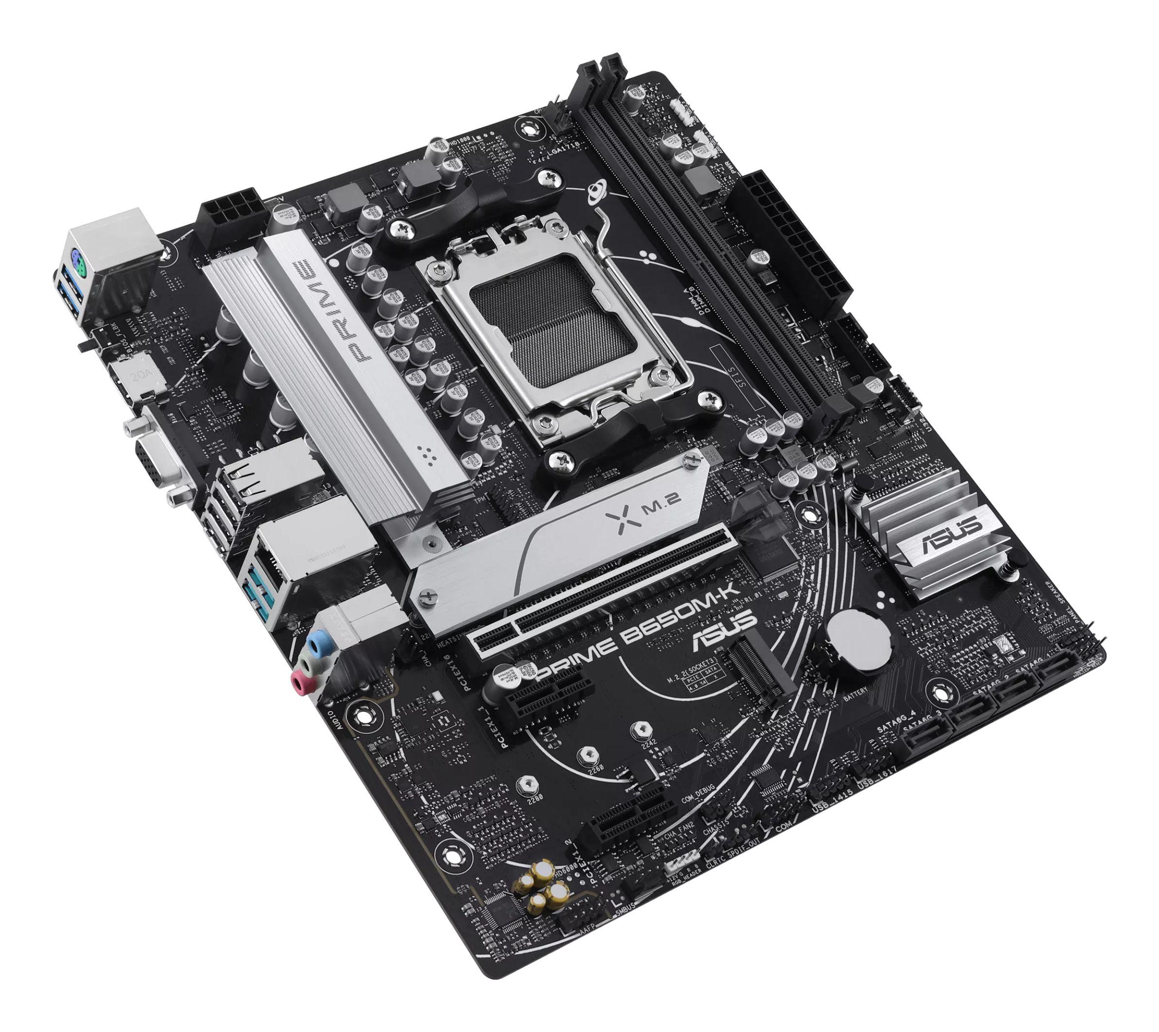 Motherboard ASUS Prime B650M-K (AM5 - AMD Ryzen Série 7000 - Micro ATX), miniatura 5
