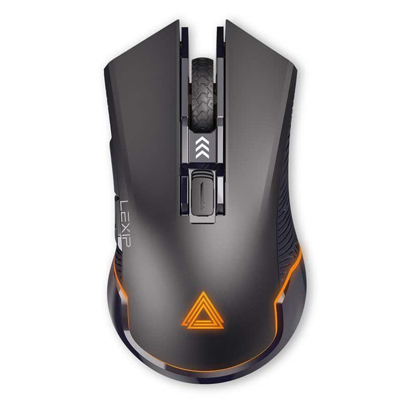 Rato LEXIP AR18 (Mão direita - 4800 DPI - Ótica - Preto), miniatura 2