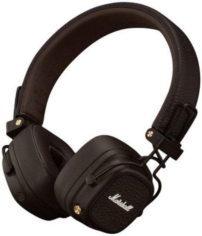 Auscultadores MARSHALL Major V (Bluetooth e ligação por cabo - 40 mm - 20–20 000 Hz - Castanho), miniatura 2
