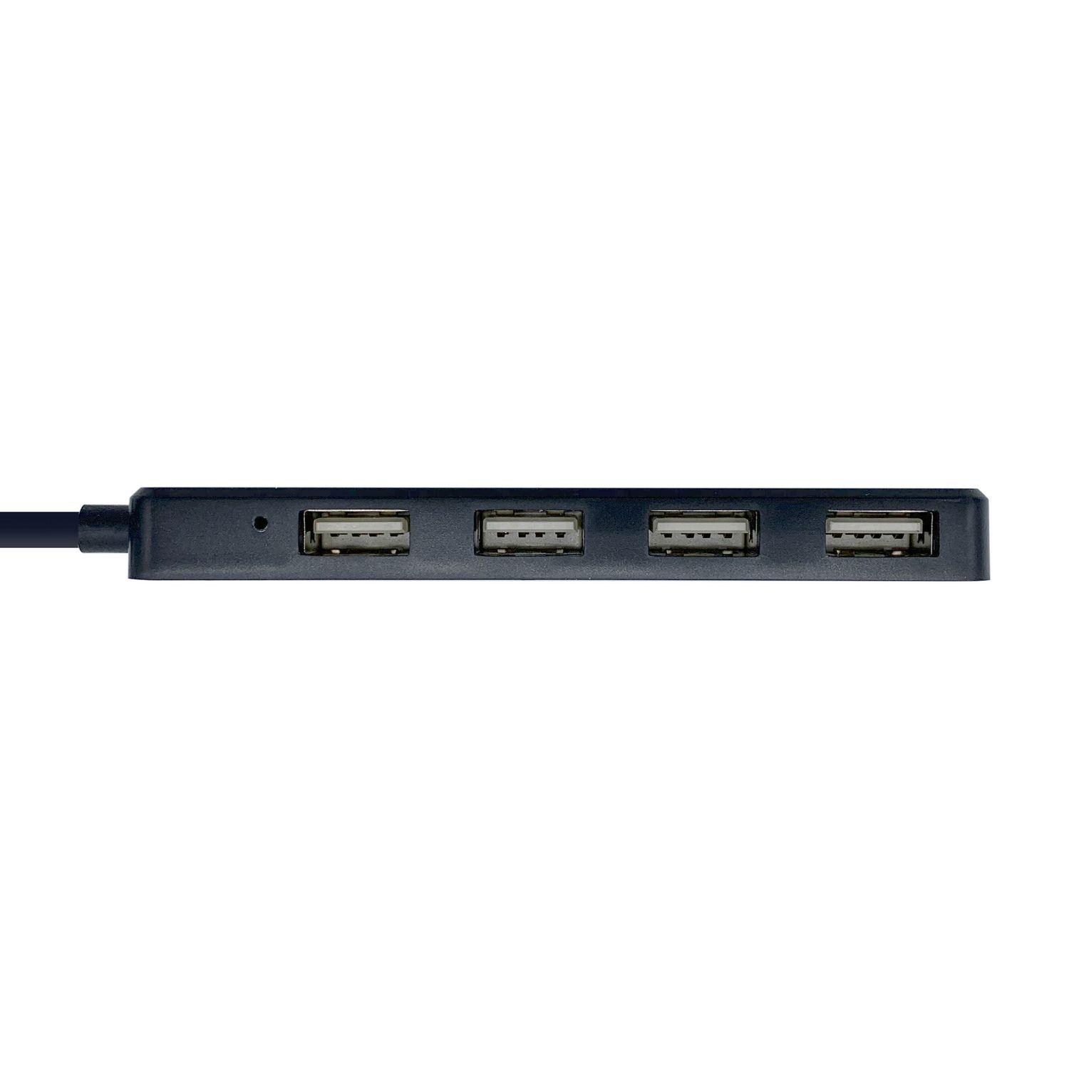 Hub USB AISENS A104-0402 (0,3 m - Preto) — miniatura 2