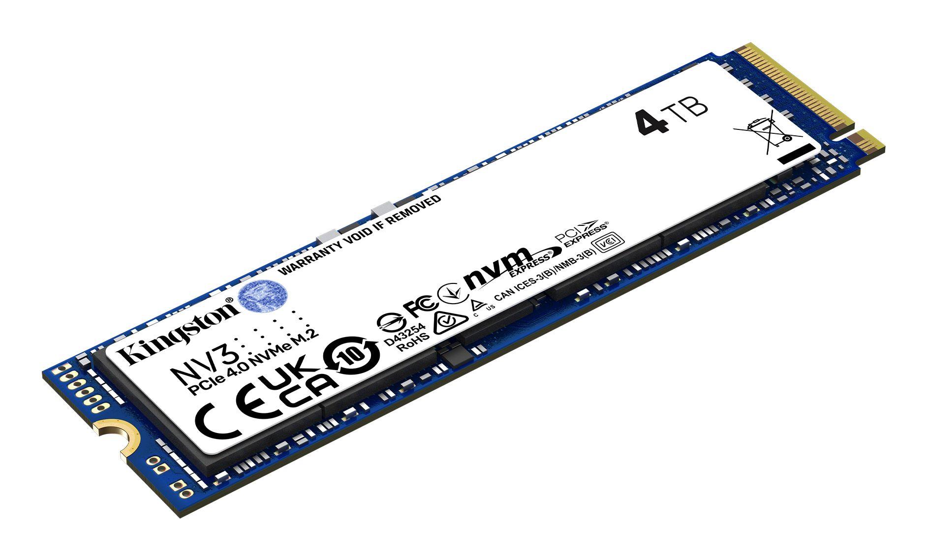 SSD M.2 KINGSTON NV3 4TB (4 TB - M.2 2280 - PCI Express 4.0 NVMe)