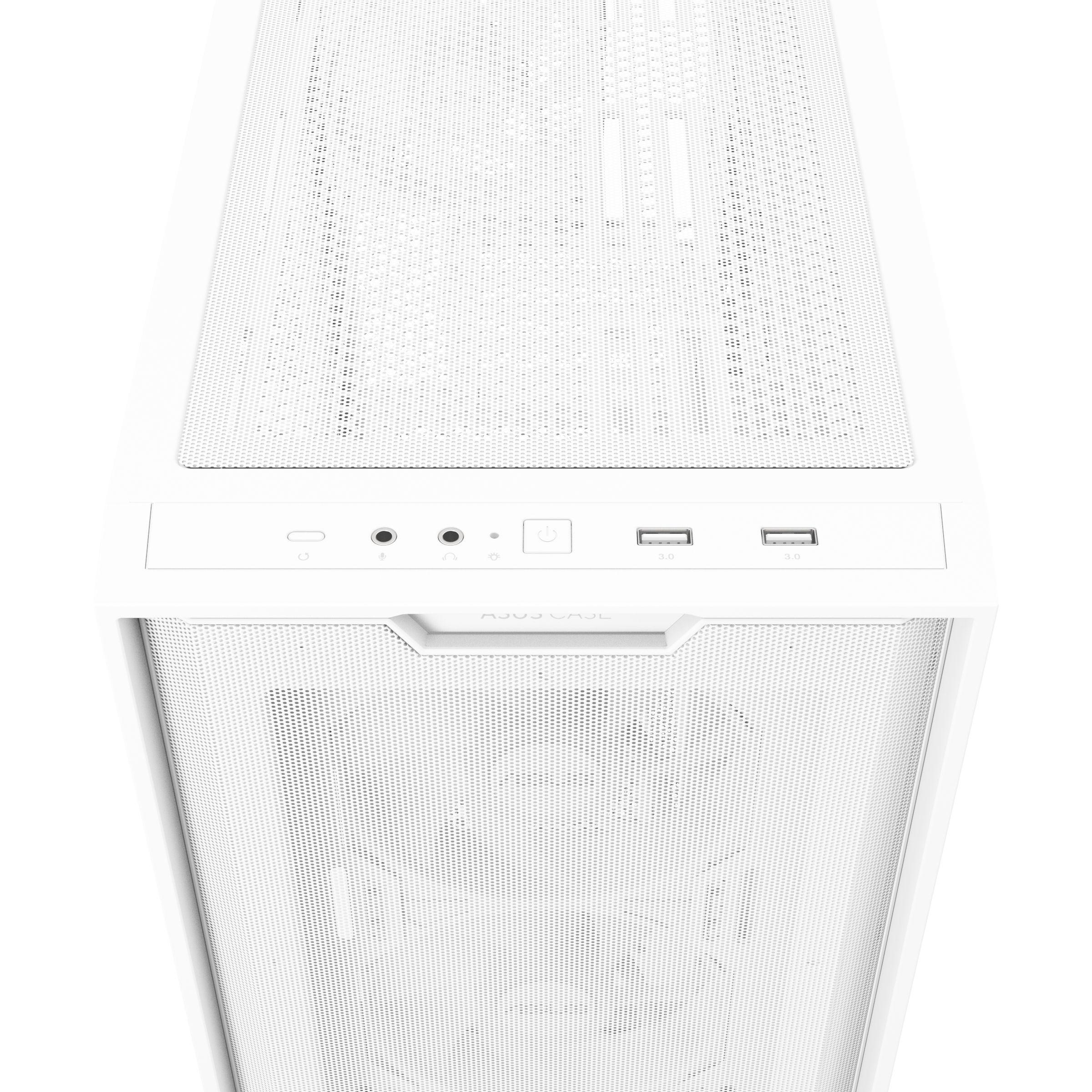 Caixa PC ASUS A21 PLUS (micro ATX, Mini-ITX - Micro Tower - Micro-ATX, Mini-ITX - Branco) — miniatura 11