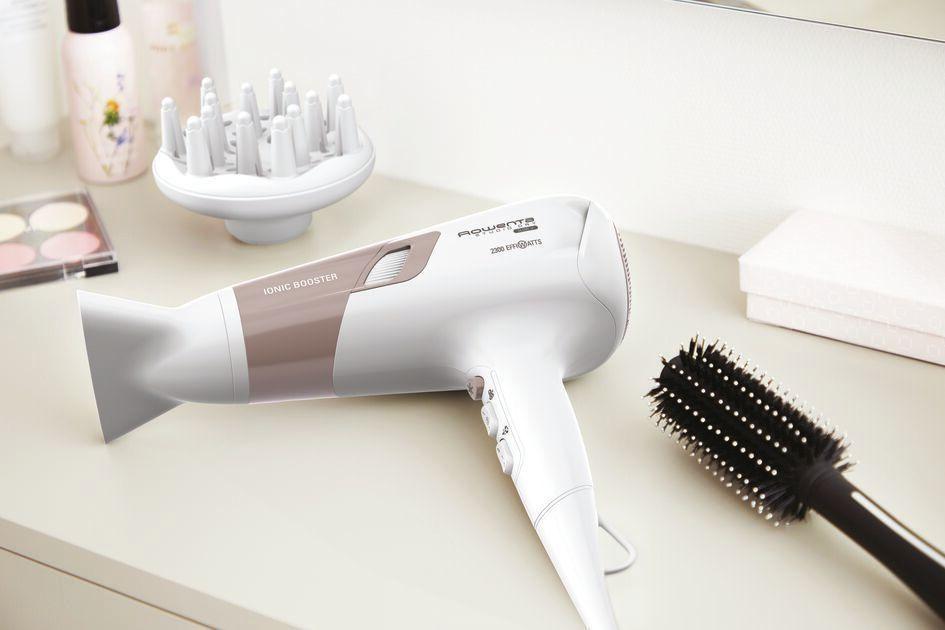 Secador de Cabelo ROWENTA CV5830F0 Studio Dry Glow (Plástico - Branco/Rosa-dourado) — miniatura 10