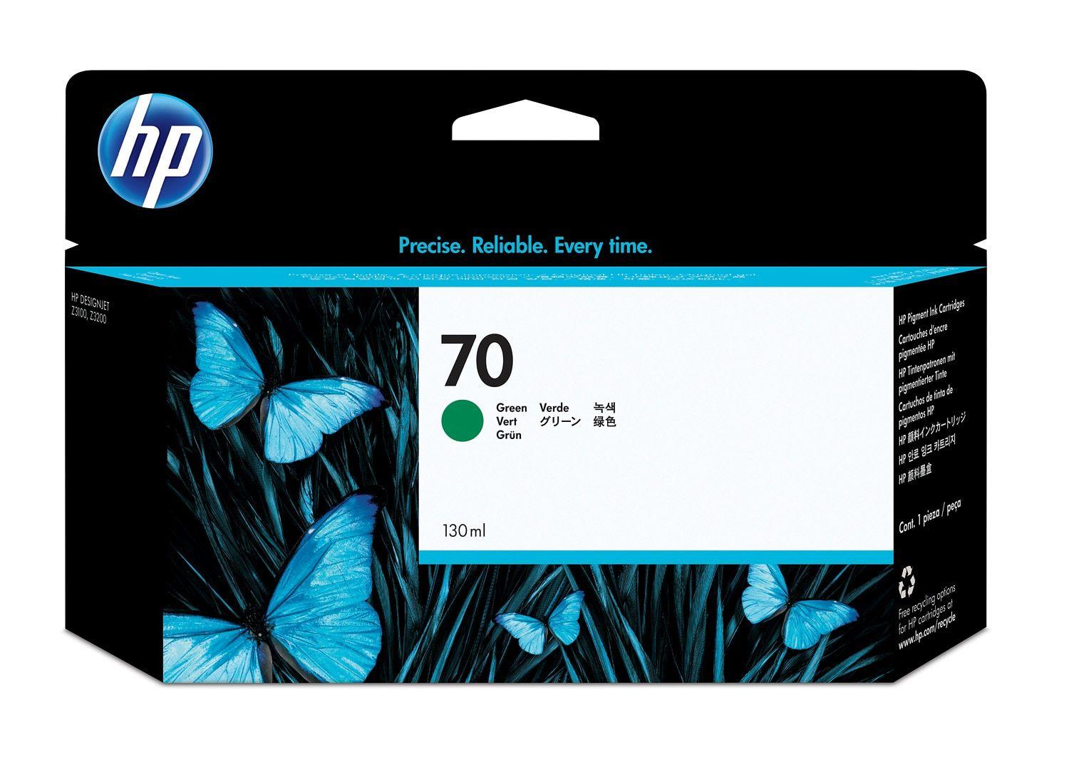 Tinteiro HP 70 C9457A (Verde), imagem 1