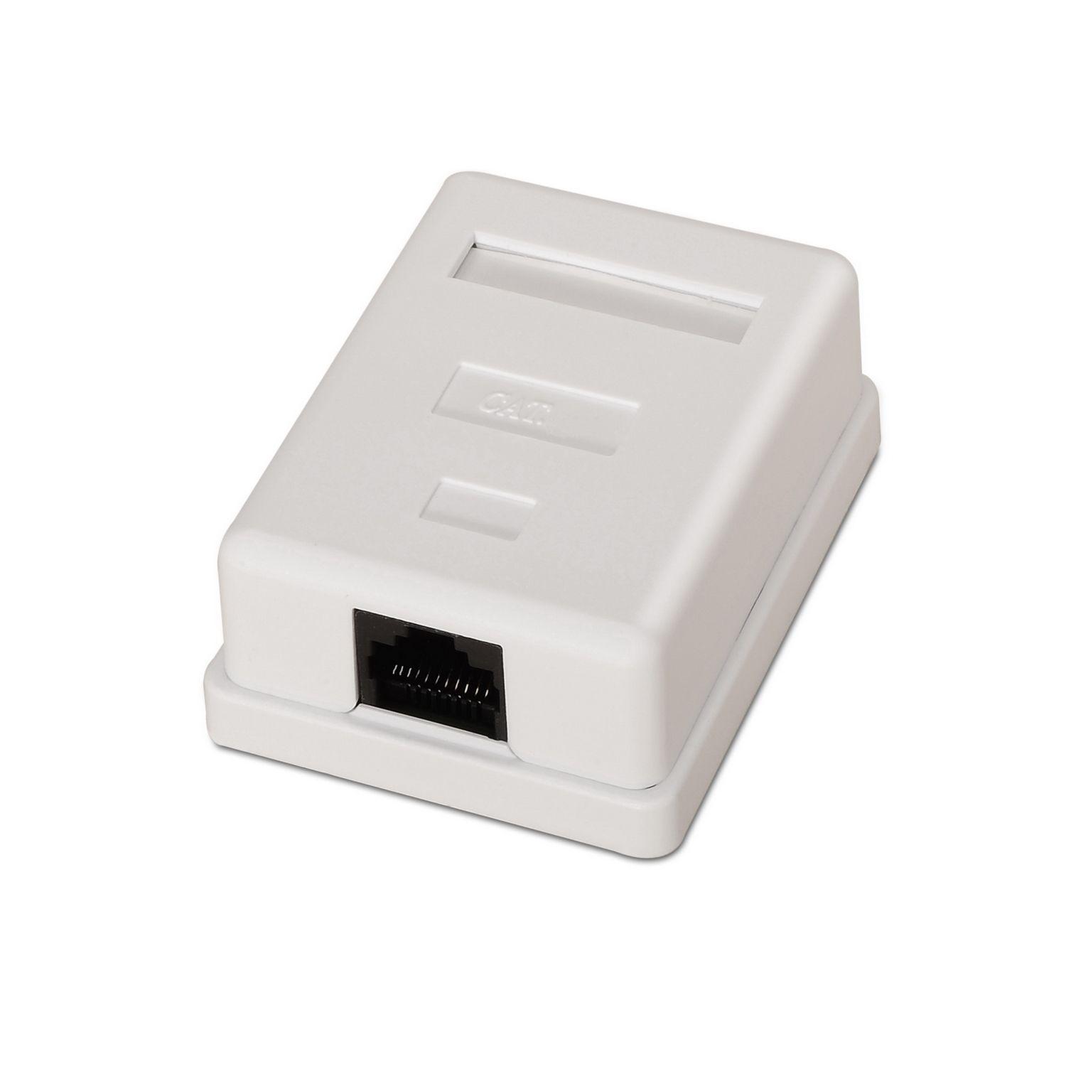 Roseta de Superfície RJ45 AISENS A139-0301 (Branco)