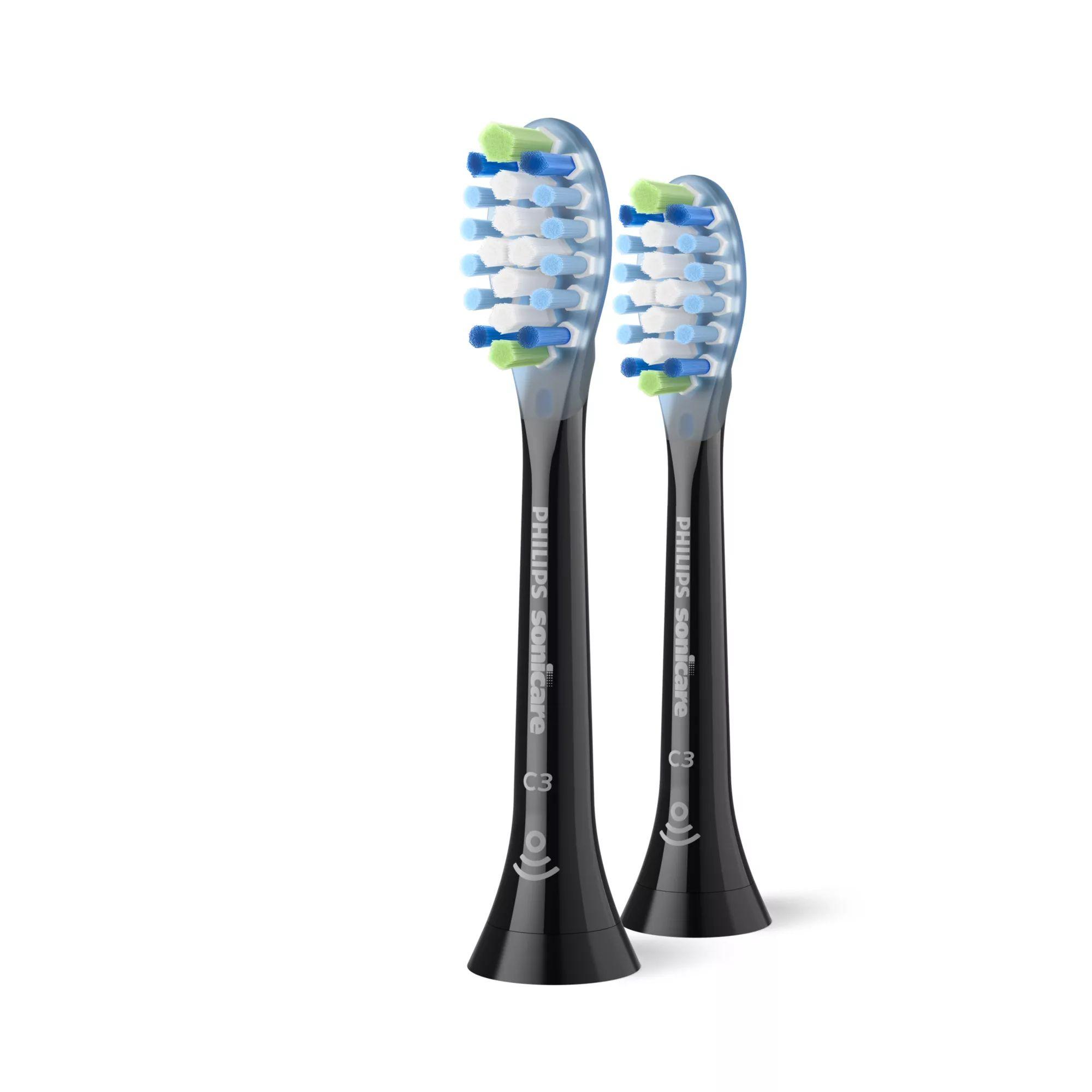 Cabeças de Escovas de Dentes PHILIPS Sonicare C3 Premium Plaque Defence HX9042/88 (Preto)