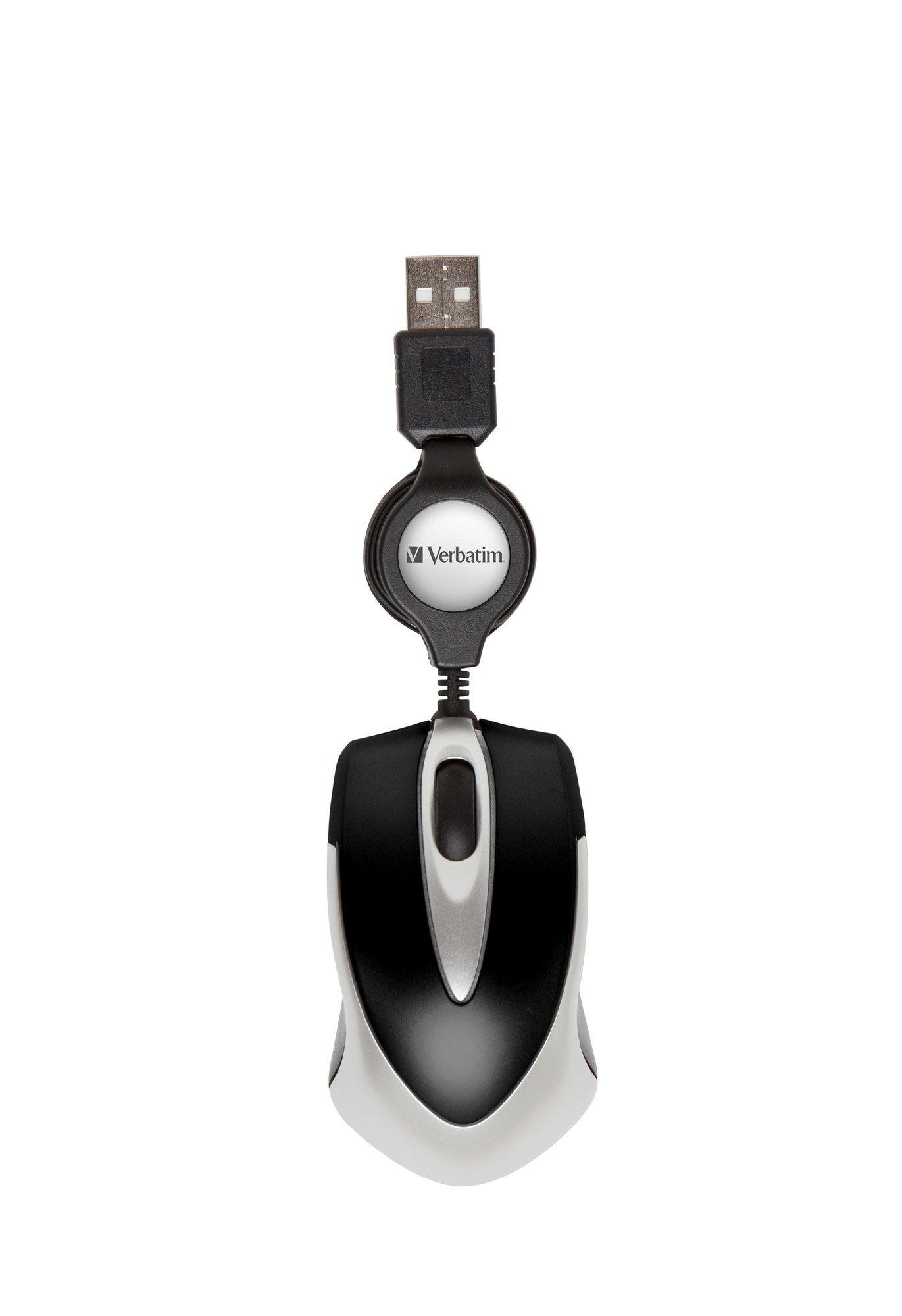 Rato VERBATIM Go Mini Travel Notebook 49020 (Ambidestro - 1000 DPI - Ótico - Preto) — miniatura 2