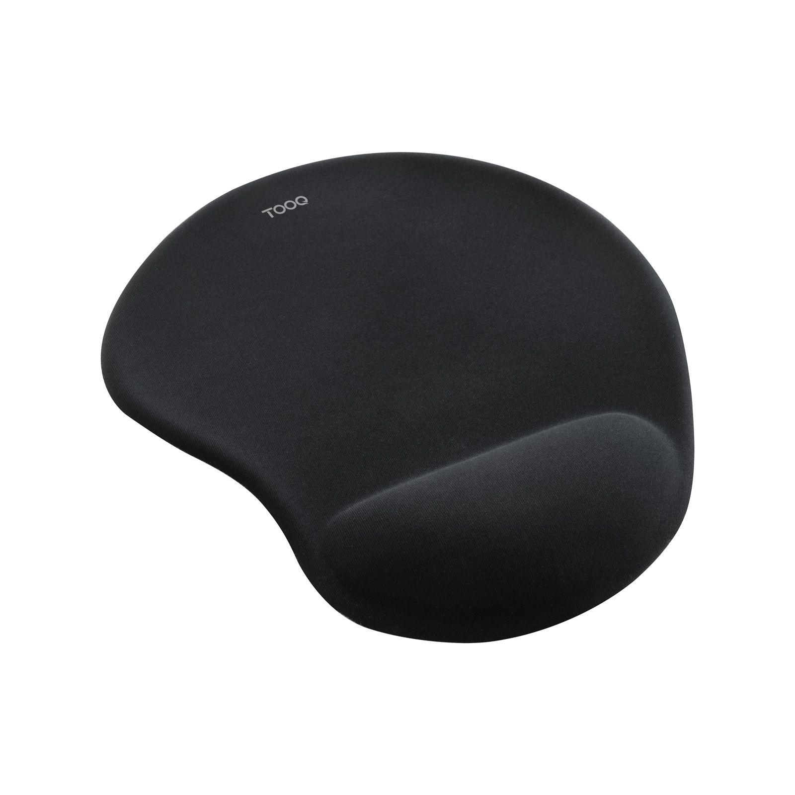 Tapete de Rato TOOQ TQMP1001-B (Tecido, Gel, Malha - 2 cm - Preto)