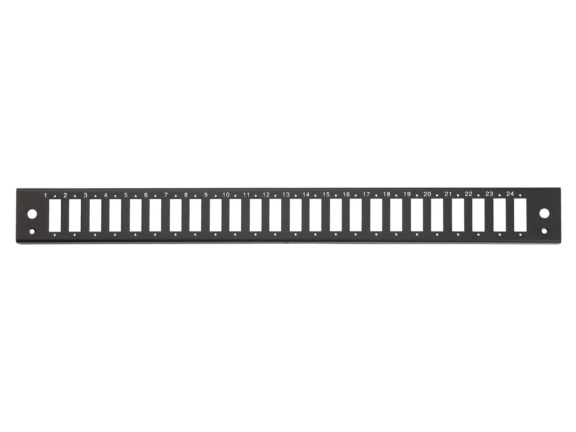 Placa Frontal para Painel de Patch EQUIP 337102 (Montagem em rack - Preto)
